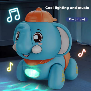 MUSICAL ELEPHANT CRAWLING TOY